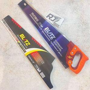 Promo Gergaji Tangan Graji Gorok 3 Asah GG Kayu PVC BLITZ Performance 18" Diskon