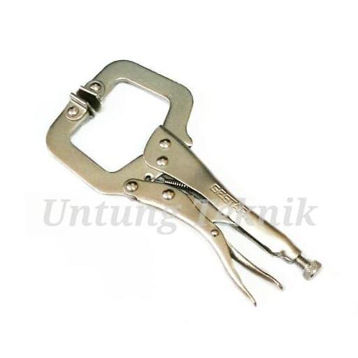Promo GESTAR - Crossman 6 inch C Clamp Locking Plier - Tang buaya Diskon