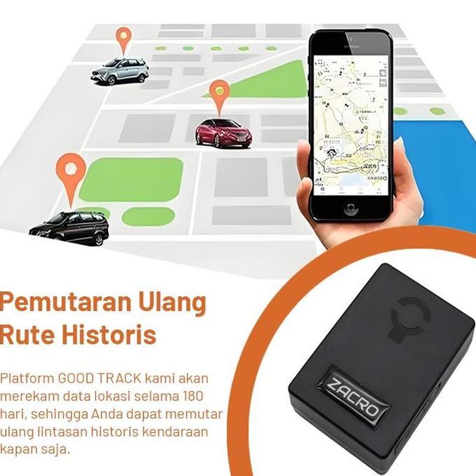 Zacro Magnet Mini Yang Kuat Gps Portabel Tracker Original/Gps Mobil Dan Motor 3000 Mah Kualitas Terb