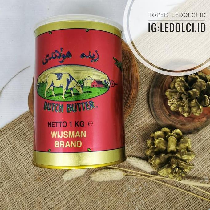 Milkwiol- Termurah Wijsman Butter Mentega Wijsman Wisman Wysman Kaleng 1 Kg