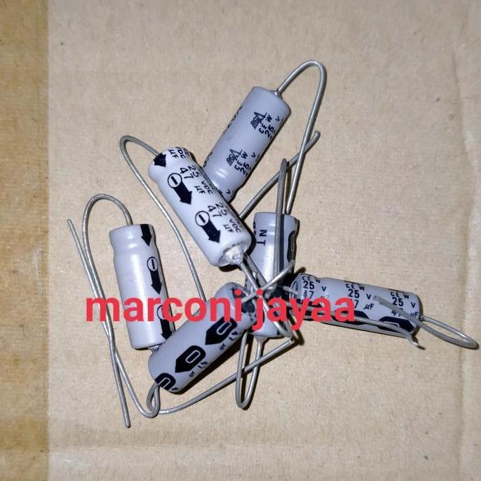 kapasitor axial 47uf 25volt TERBATAS
