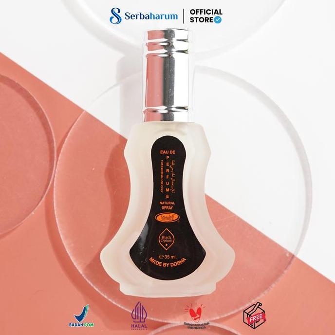Mist- Parfum Minyak Wangi Dobha Spray Aroma Black Opium 35Ml Edp Bpom Original