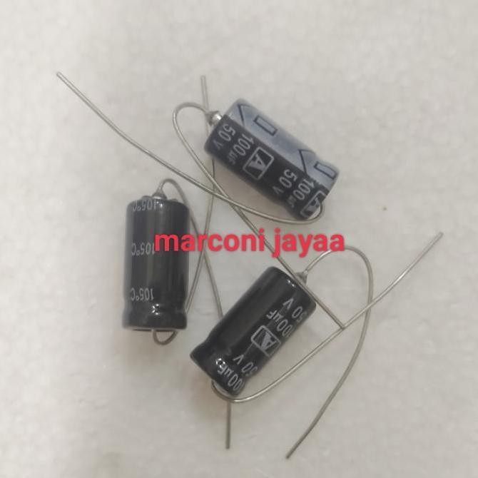kapasitor 100uf 50v axial PREMIUM