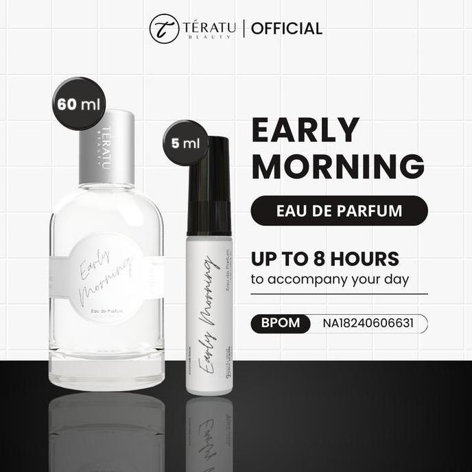 Mist- Teratu Beauty Eau De Parfum Edp Early Morning (Parfum Tahan Lama Wanita Edp Teratu Beauty Parf
