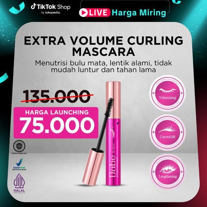 Eayea- [Keranjang] Bundling Mascara Extra Volume Curling + Waterproof Bold Eyeliner