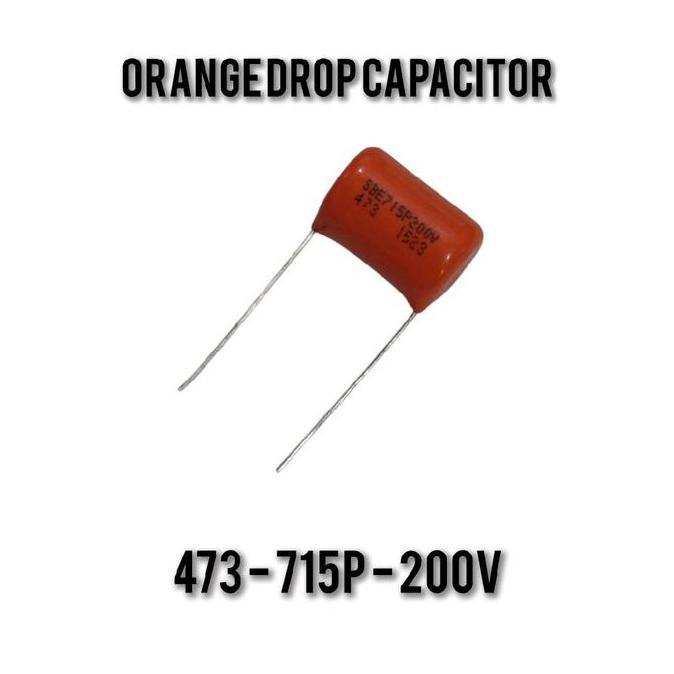 Otopilot- Kapasitor Capacitor Sprague Orange Drop Sbe 715P 473J 0.047 200V