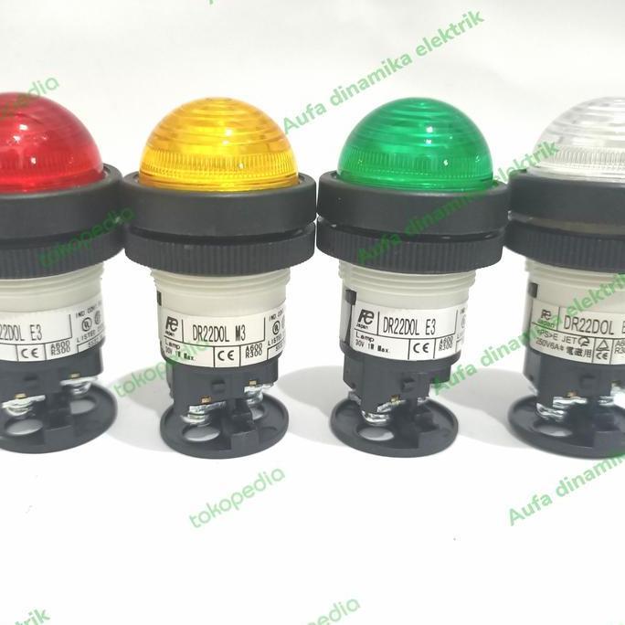 Otopilot- Dr22Dol-E3G Dr22Dole3R Dr22Dol-E3Y Dr22Dol-E3W Pilot Lamp 24Vdc Fuji