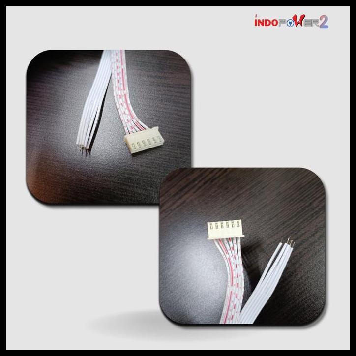 DISKON KABEL PITA 1 X 6 / 6 PIN / KABEL 6 JALUR ( 1 SOKET) 