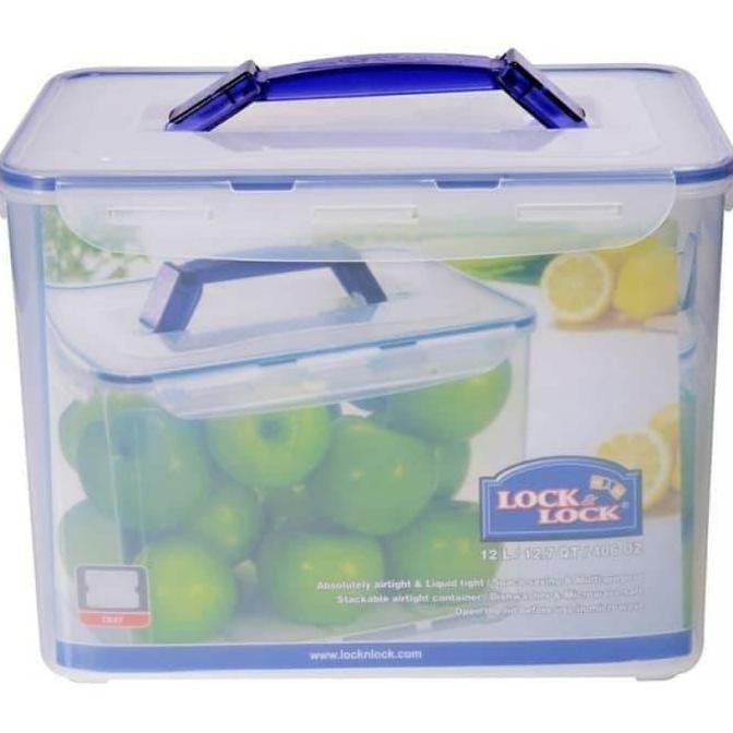 Lock&Lock Rectangular Food Container HPL889 12L w/Handle LocknLock