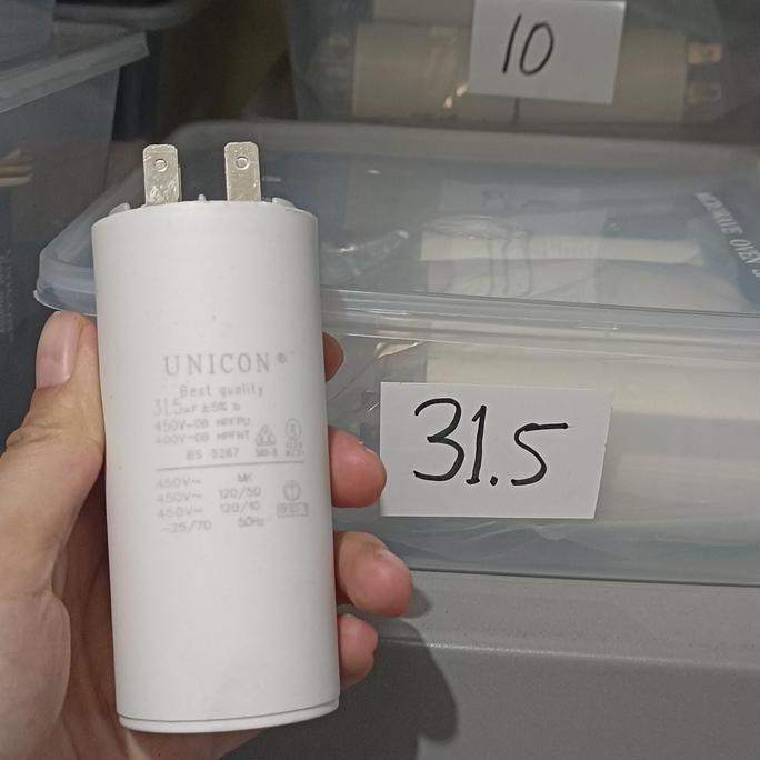 kapasitor unicon 31.5uf soket DISKON