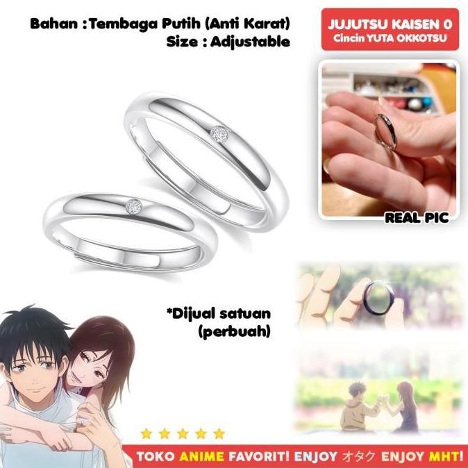 Cincin Yuta Okkotsu Rika Orimoto Anime Jujutsu Kaisen Cosplay