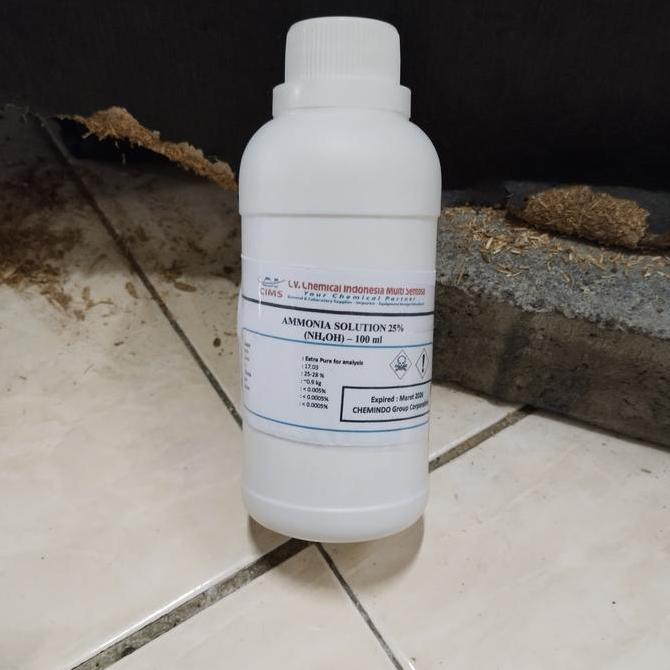 ammonia 25% - 100ml ready stock