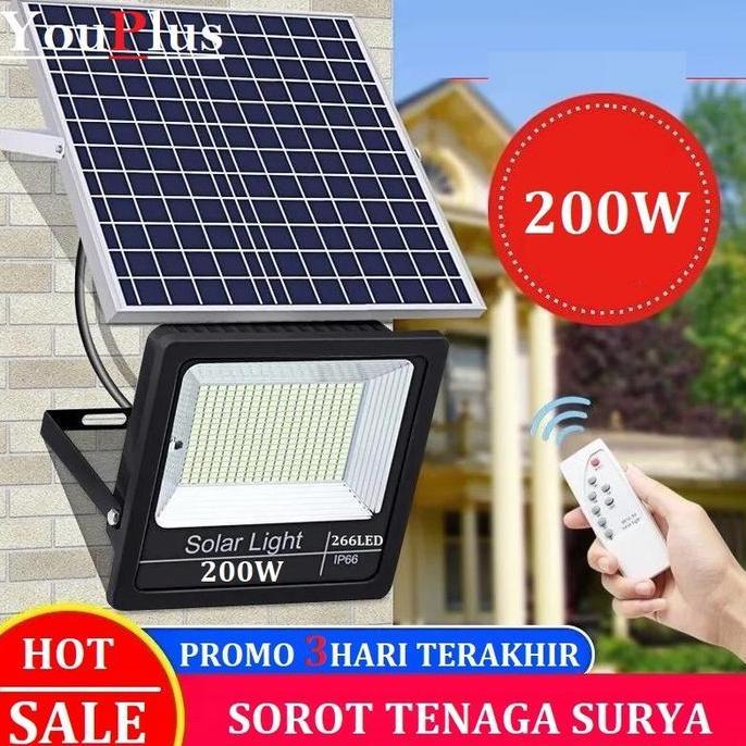 LAMPU SOROT SOLAR CELL / LAMPU SOROT Tenaga Surya/ LAMPU TENAGA MATAHARI
