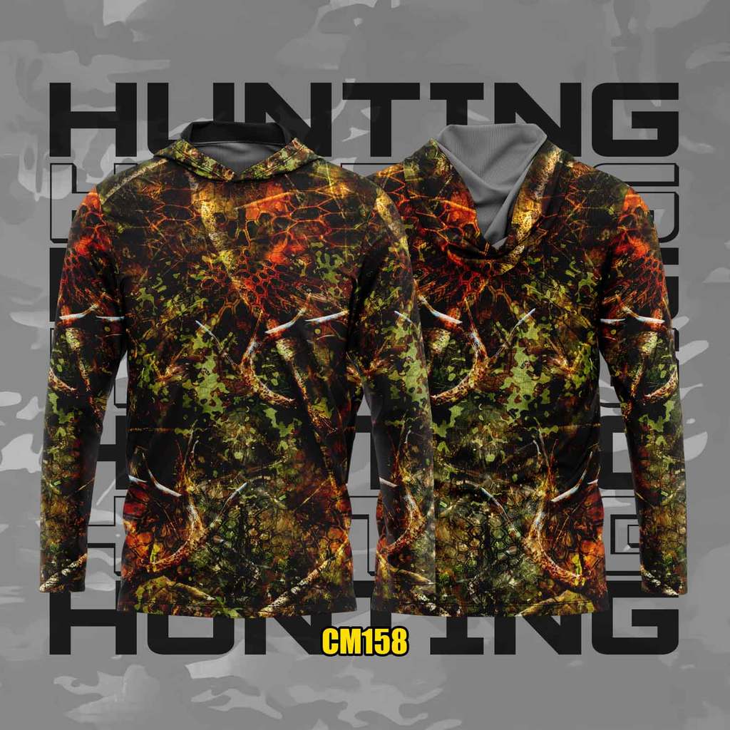 Jersey Camo Hunting Shoting_Baju Camo Premium_Baju Berburu Camo Hutan_Baju Camo Printing Sublime Cus