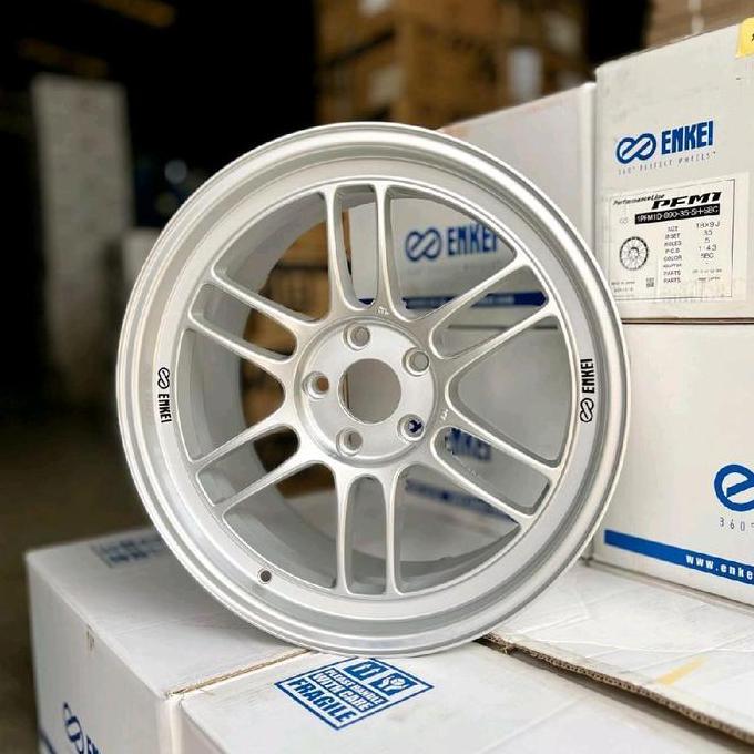 Terlaris Velg Enkei Ori Japan Rpf1D R18X9.0 Pcd 5X114.3 Et35 Silver
