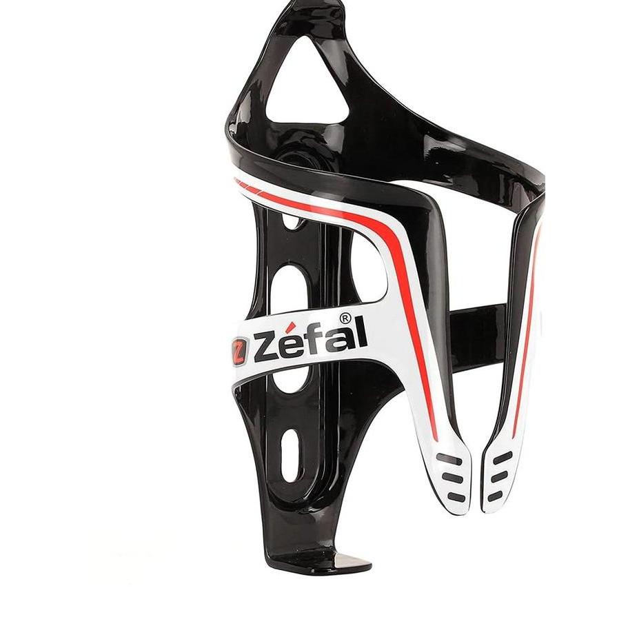 Tempat Botol Minum Sepeda - Zefal Pulse Carbon Bottle Cage - White/Red