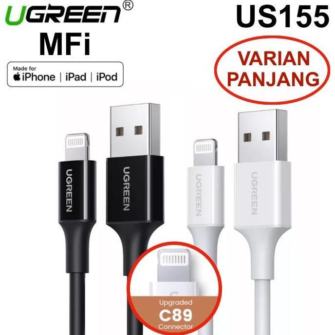 UGREEN US155 MFi Lightning to USB Cable f iPhone 12 C89 Plug