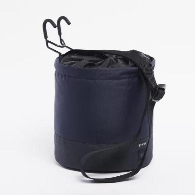 BTWIN Tas Pannier 10L Untuk Sepeda Lipat Ringkas Adjustable