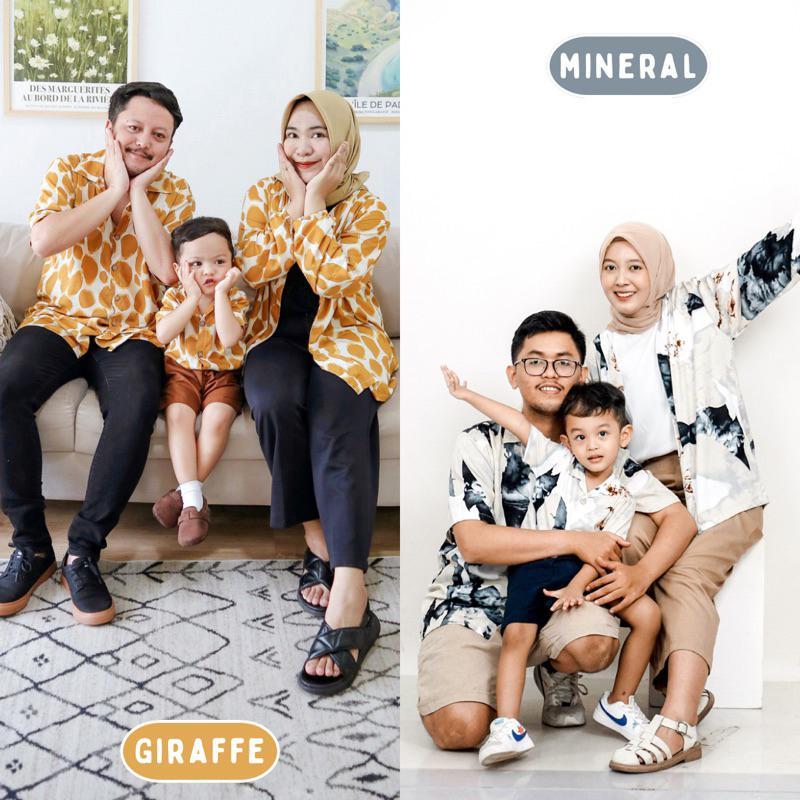 Kidswearup Phil Set - Family Set Rayon - Setelan Rayon Anak - Setelan Anak Motif