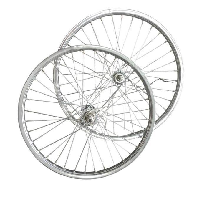 Velg Rim Sepeda BMX 20 - BESI Depan Belakang