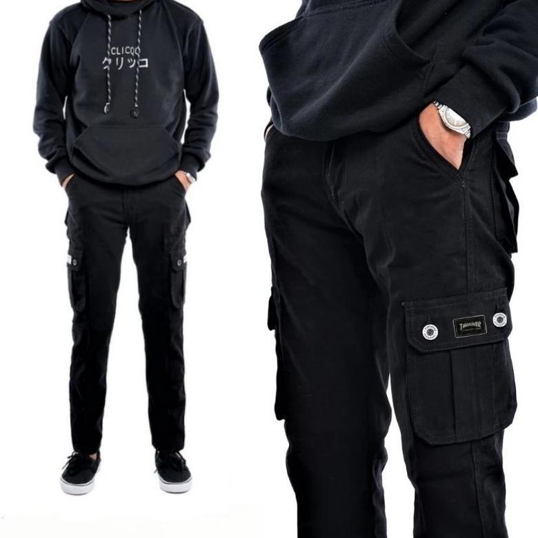 premium yang lagi viral celana cargo panjang pria original kualitas premium