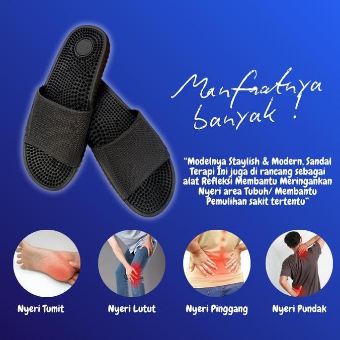 DF327 >> [Khusus Pembelian 10 orang Pertama] Sandal Terapi Kesehatan Cocok Untuk Refleksi Kaki untuk