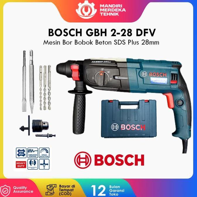 bejomingaal - promo termurah bosch gbh 2-28 dre rotary hammer mesin bor 3 fungsi bobok beton kayu be