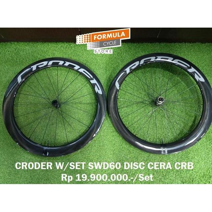 Road Bike Wheelset Croder SWD60 Carbon Disc Ceramic