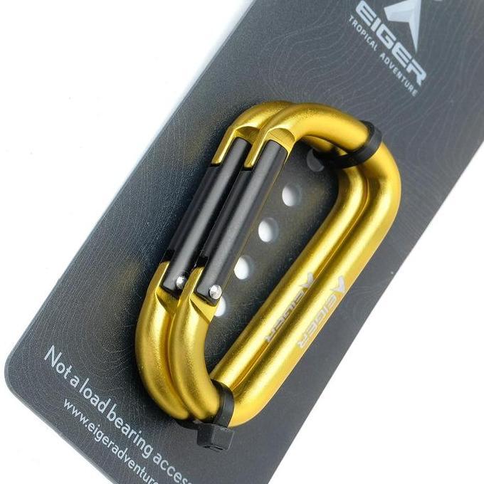 Hikway- Eiger 6 Mm D Carabiner 2 Pcs Keychain