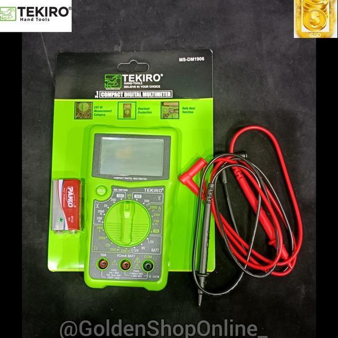 Presisix- Tekiro Compact Digital Multimeter - Avometer Tekiro (Ms-Dm1906)