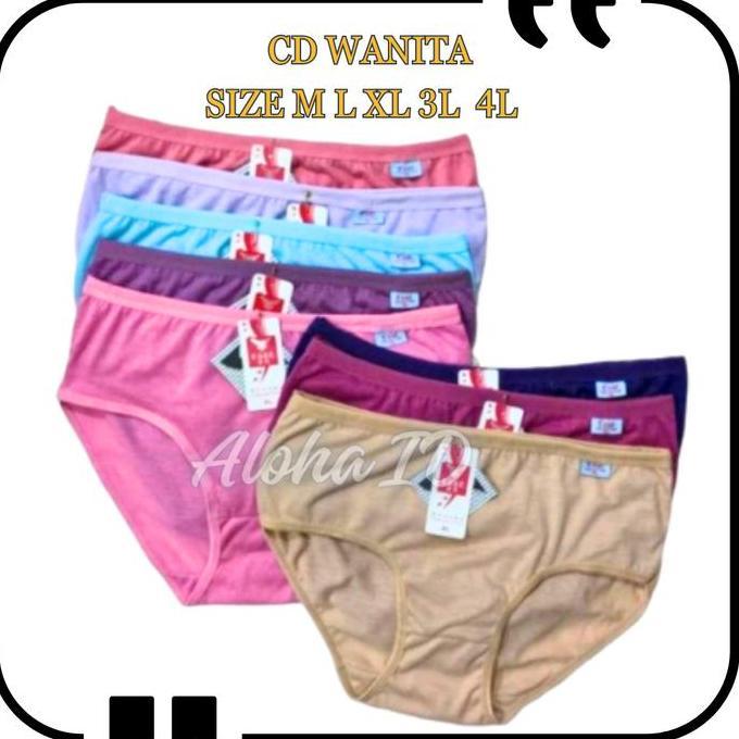 Cd Andin CD wanita Andin Celana dalam wanita CD remaja Lucu Warna Kalem Lembut Aloha ID