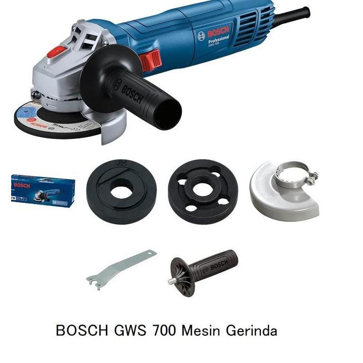 BARASKAKSUJA - BOSCH GWS 700 MESIN GERINDA 4" POWERFULL HEAVY DUTY
