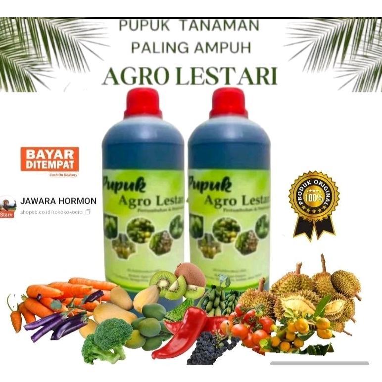 ARN 2 (dua) Pupuk Agro Lestari ukuran 1 Liter 2 botol Pupuk organik agro lestari penyubur perangsang