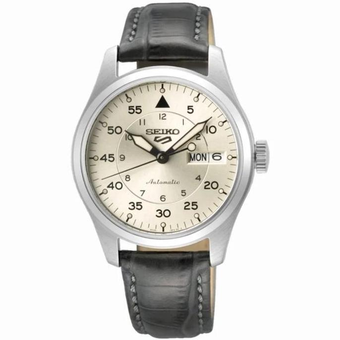 Jam Tangan Seiko 5 Sports SRPJ87K1 Automatic Beige Dial WR100M Srpj87 terlaris