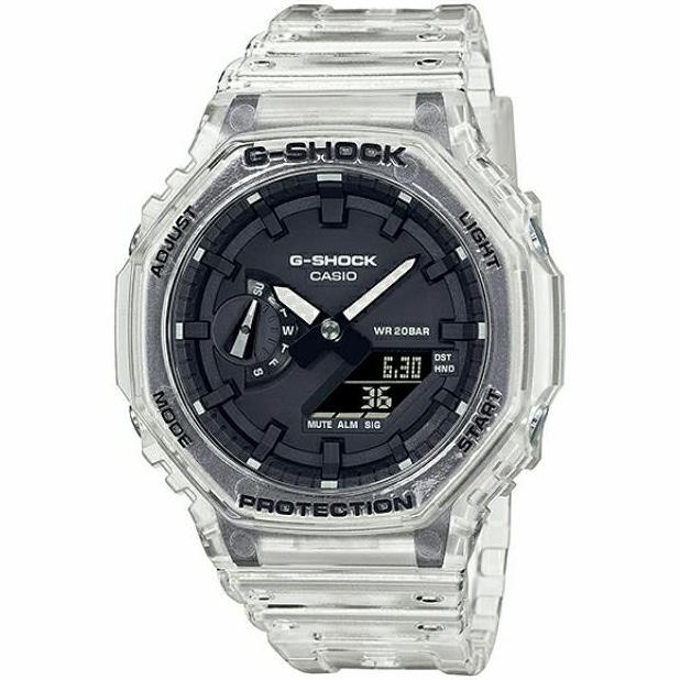 Casio G-Shock GA-2100SKE-7ADR / GShock GA2100SKE-7A Skeleton Series terlaris