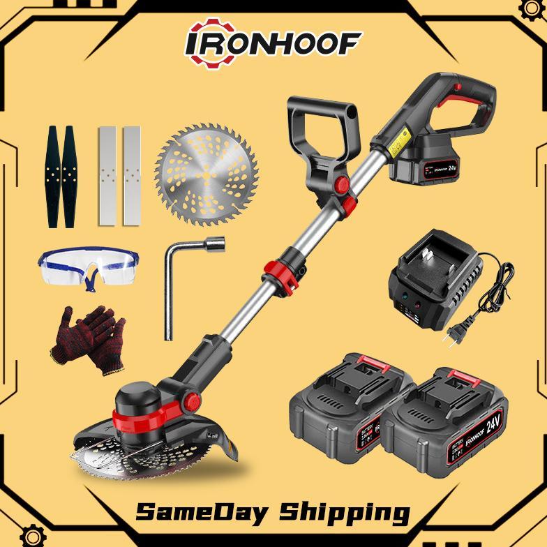 ARN IRONHOOF 8Inch Mesin Pemotong Rumput 48 Volt Pemotong Rumput Portable Cutter Kit Taman Alat Pemo