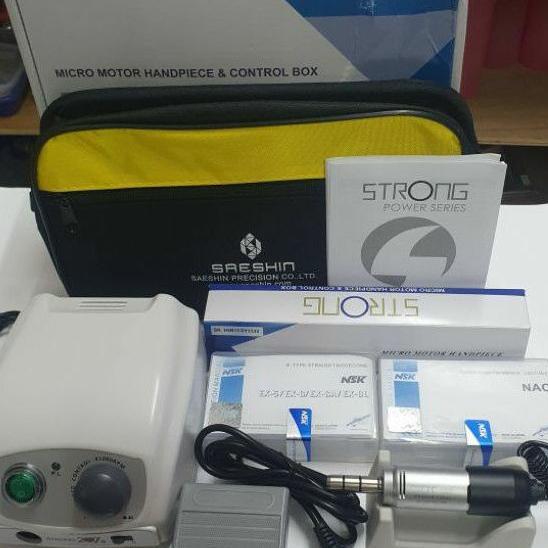 Mesin Micromotor Strong 207B Siswa Lengkap 35000 RPM