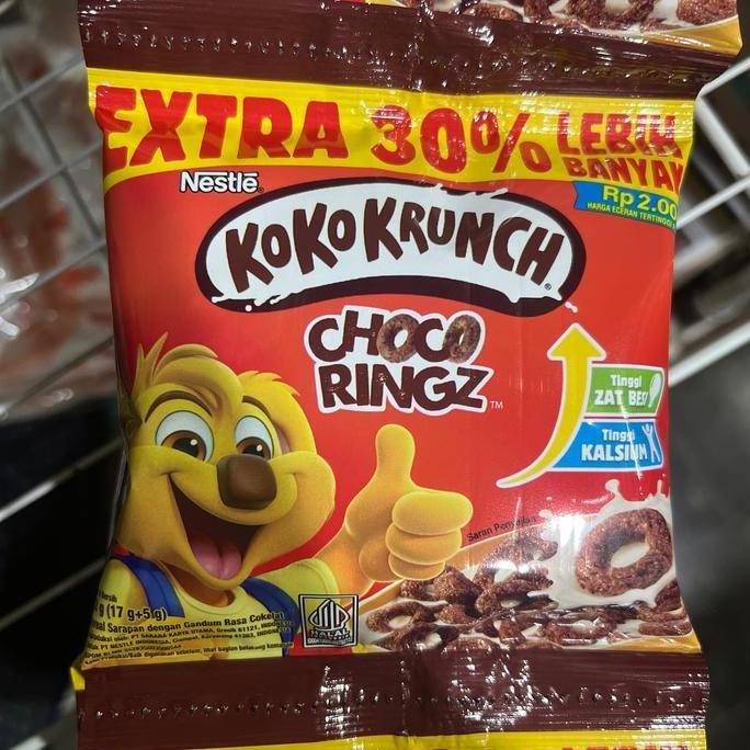 Kirimlangsungaja- Nestle Koko Krunch 1 Renceng 10 Sachet Cereal Sereal Cokelat Coklat