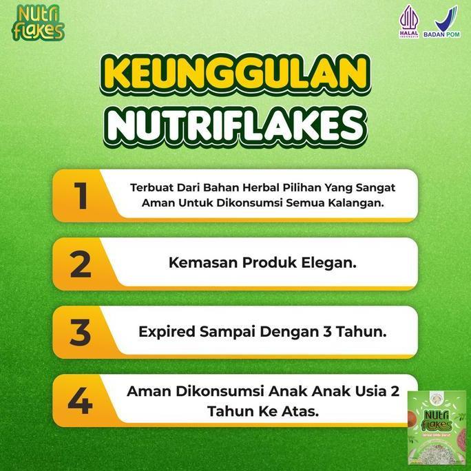 Kirimlangsungaja- Nutriflakes Asam Lambung Asli Original Sereal Umbi Garut