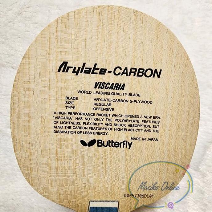 Butterfly Viscaria FL Fishscale~ Kayu Bet Pingpong Butterfly Viscaria FL