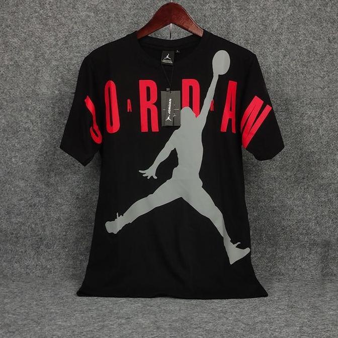 Tshirt Kaos air jordan basket motif sablon baju kaos pria