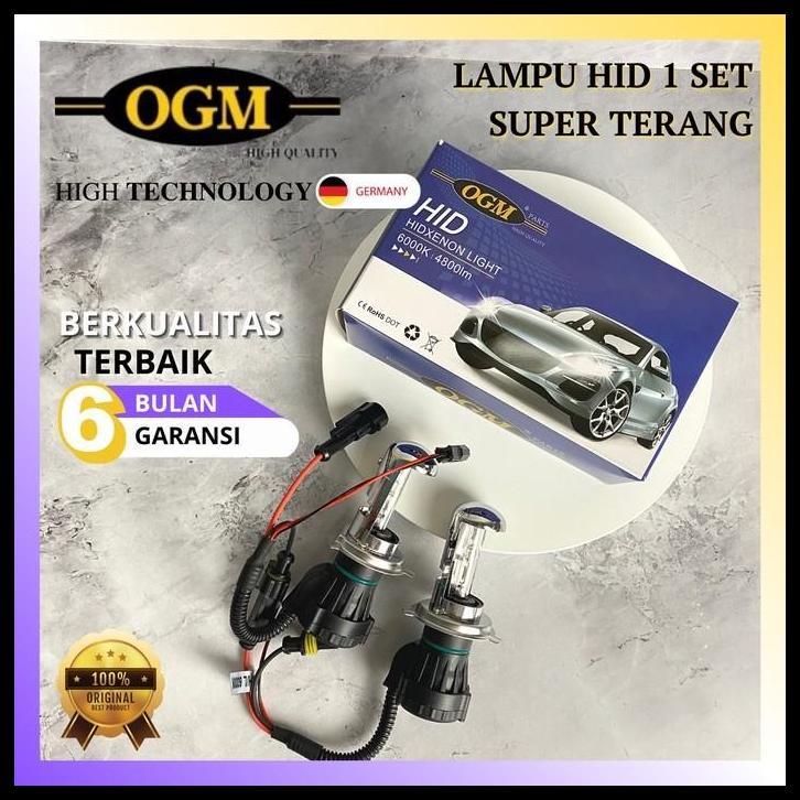HOT DEAL OGM - LAMPU HID MOBIL DAIHATSU XENIA 2011-2016 6000K 35W HIGH TECH 