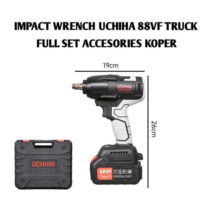NEW Impact wrench 88vf uchiha mesin pembuka baut ban roda truck mobil