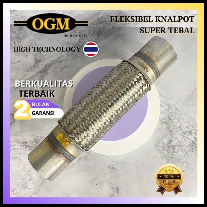 GRATIS ONGKIR OGM - FLEKSIBEL FLEXIBLE KNALPOT MOBIL HONDA JAZZ SUPER TEBAL BAGUS 