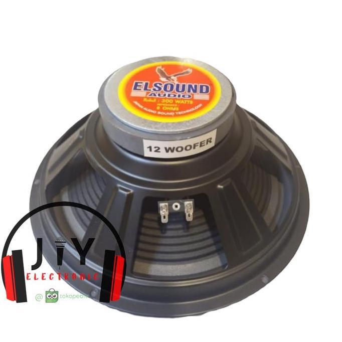 TERBARU - Speaker 12 inch Elsound 12 inch Woofer 300 Watt 8 ohm