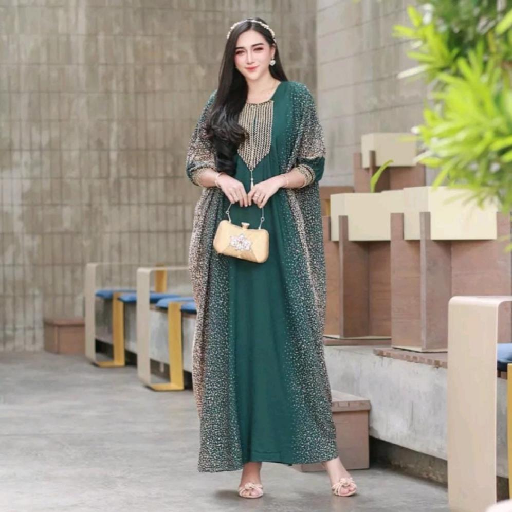TERBARU Kaftan Batik Kaftan Gamis Jumbo - Kaftan Rayon - Gamis Renda Sultan viral