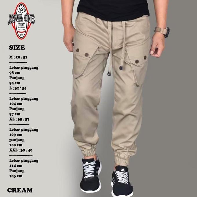 celana Sirwal Jogger Fashion Muslim Pria ANWA One