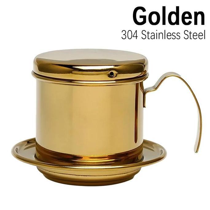 DHANISHON Vietnam Drip Coffee Filter Saringan Kopi Sekrup 120ml Kitchenware