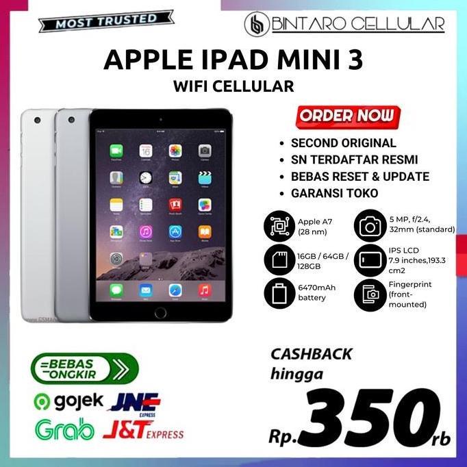 Allthebest- iPad Mini 5 4 3 2 256GB 128GB 64GB 32GB 16GB Wifi Cellular | Second