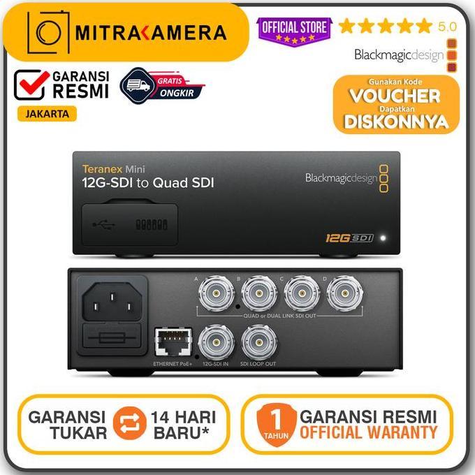 GHOENESH Blackmagic Design Teranex Mini - 12G-SDI to Quad SDI
